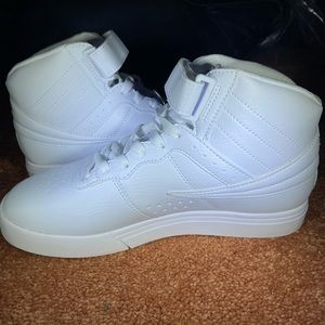 Fila White High Tops Sneakers
